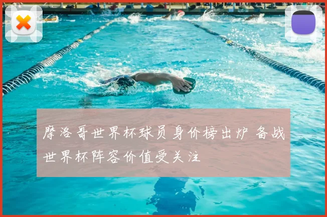 摩洛哥世界杯球员身价榜出炉 备战世界杯阵容价值受关注